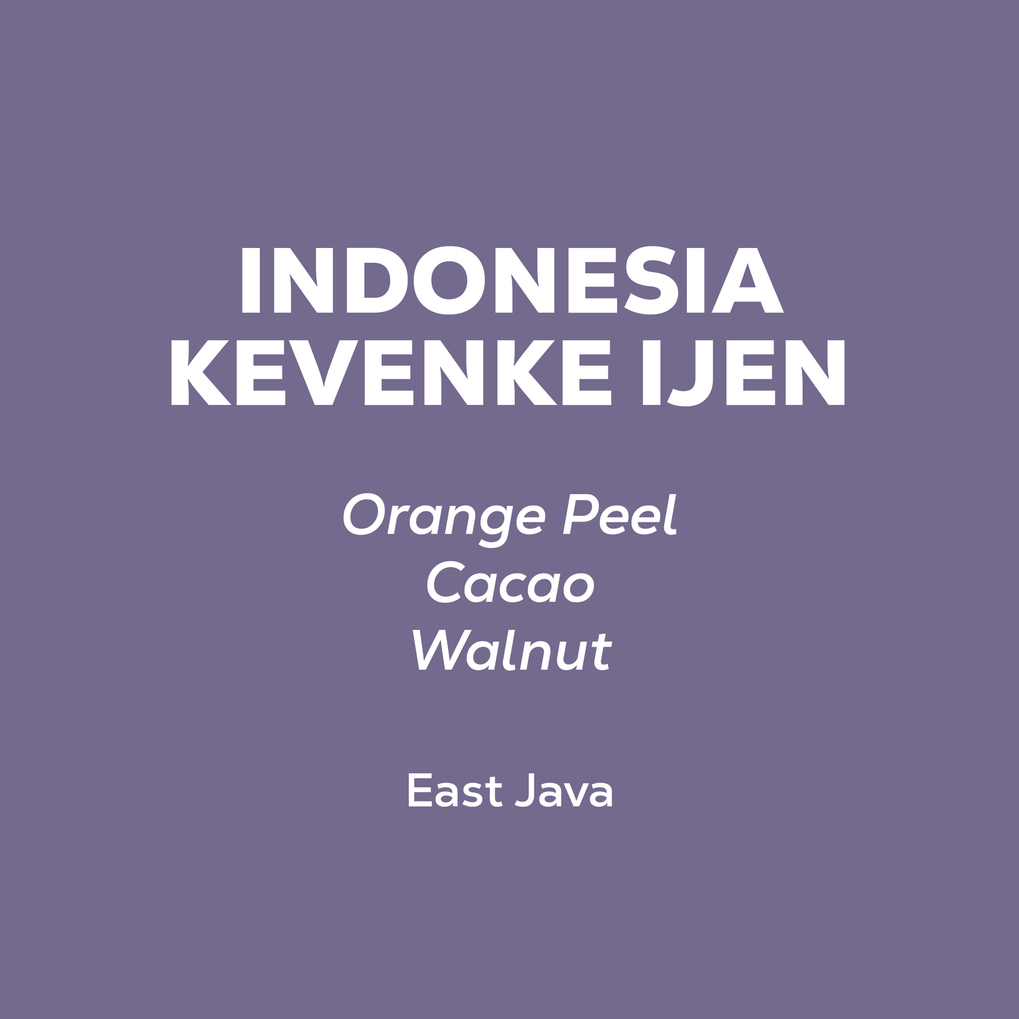 Indonesia - Kevenke Ijen