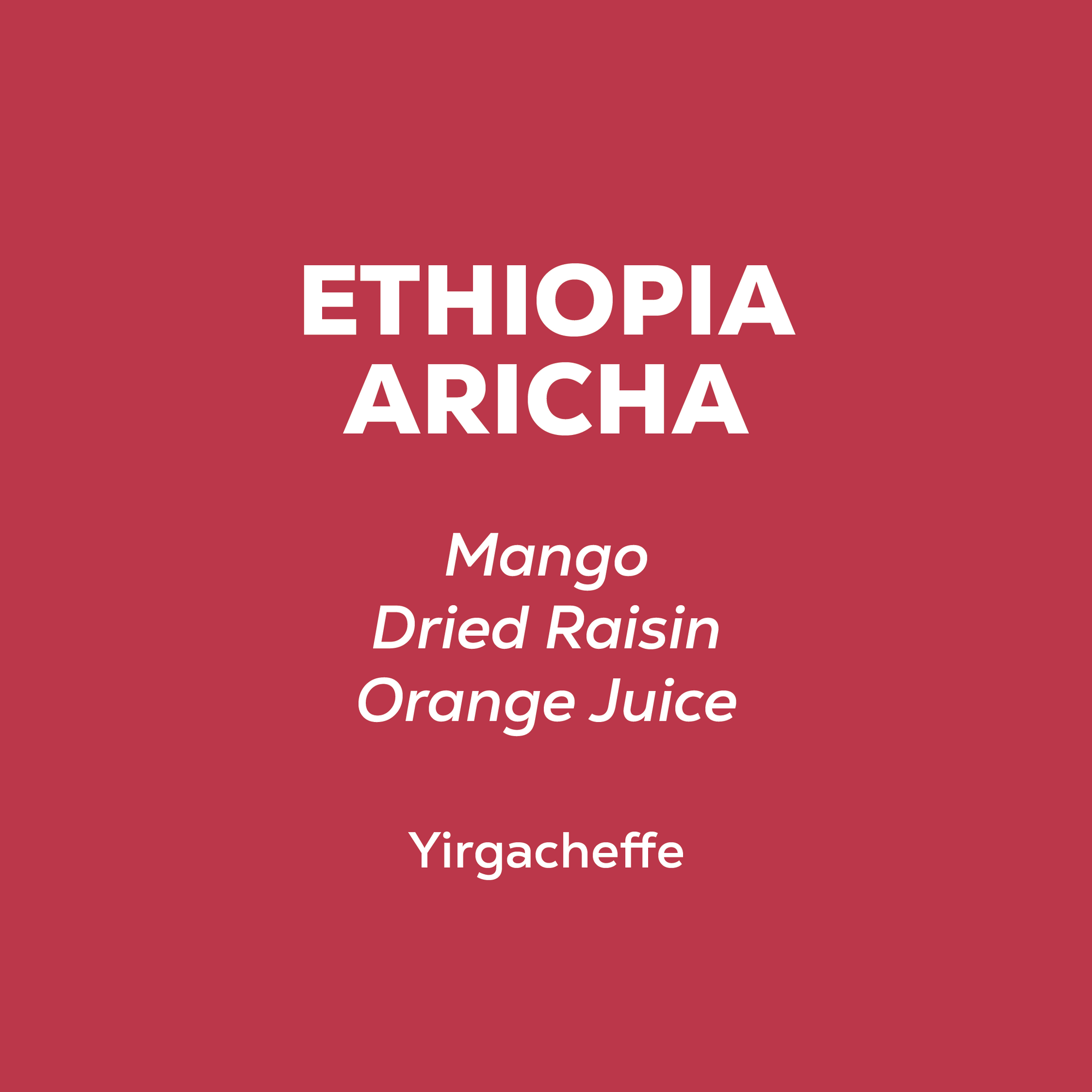 Ethiopia - Aricha